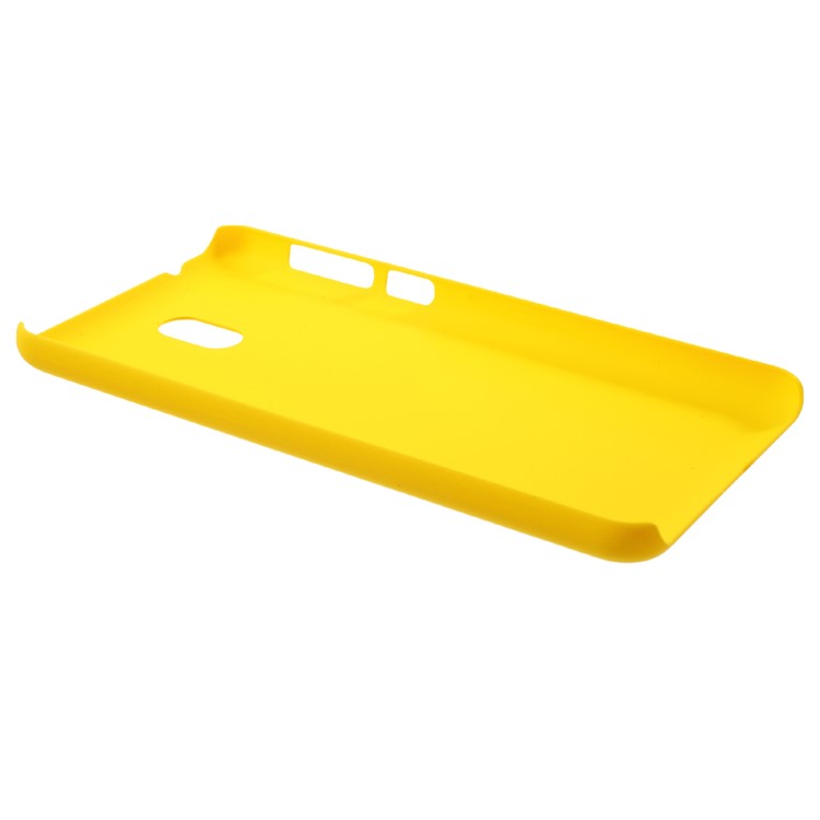 For Nokia 2 Rubberized PC Protective Phone Accessory Cover - Yellow-3