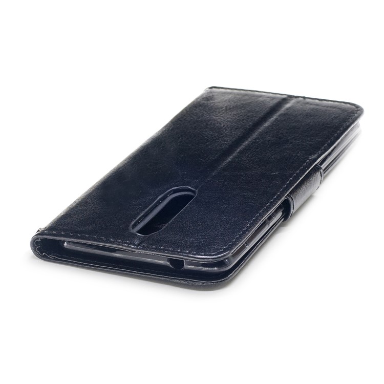 Wallet Leather Stand Case for Nokia 8 - Black-6