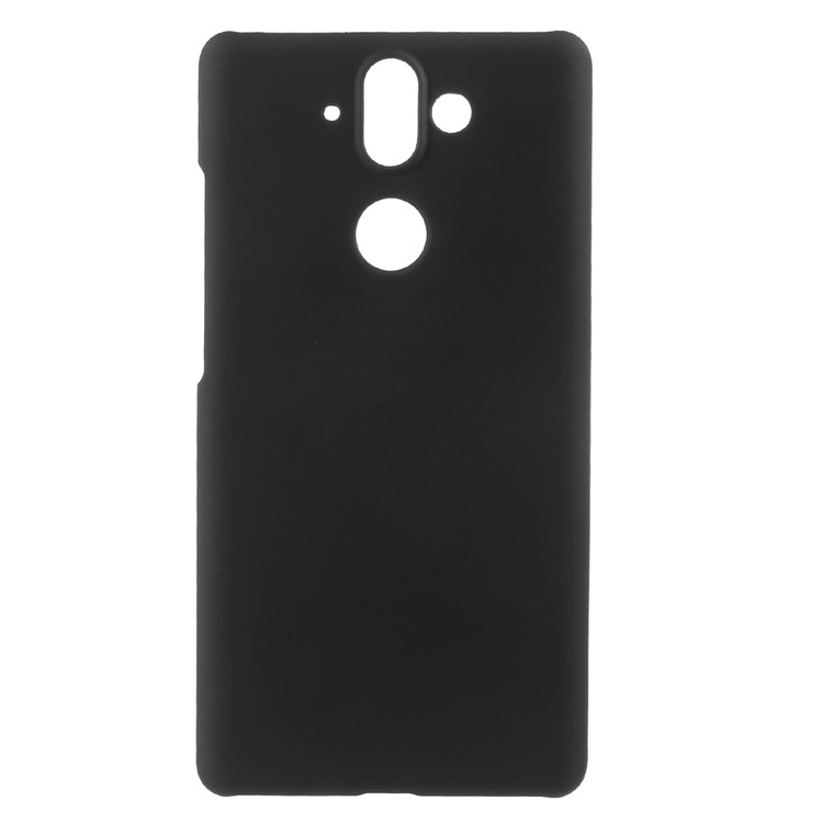 Glossy Hard Plastic Cell Phone Cover for Nokia 9 / 8 Sirocco - Black-1