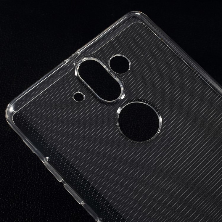 For Nokia 9 / 8 Sirocco Clear TPU Protective Case Cover with Non-slip Inner - Transparent-4