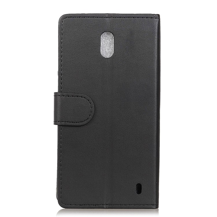 Magnetic PU Leather Stand Wallet Phone Cover for Nokia 2 - Black-3