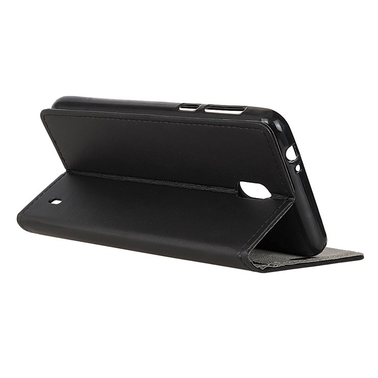 Magnetic PU Leather Stand Wallet Phone Cover for Nokia 2 - Black-5