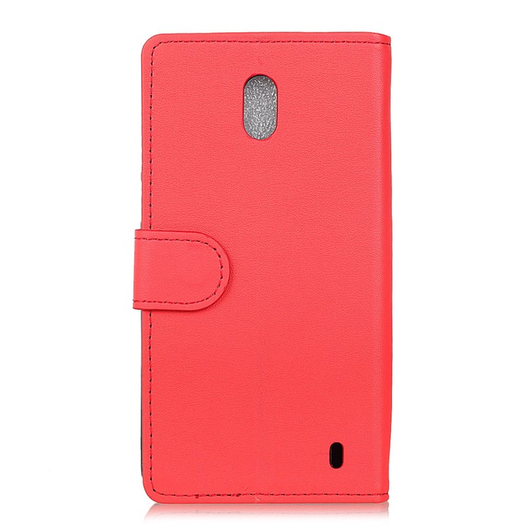 Magnetic PU Leather Stand Wallet Cellphone Cover for Nokia 2 - Red-3