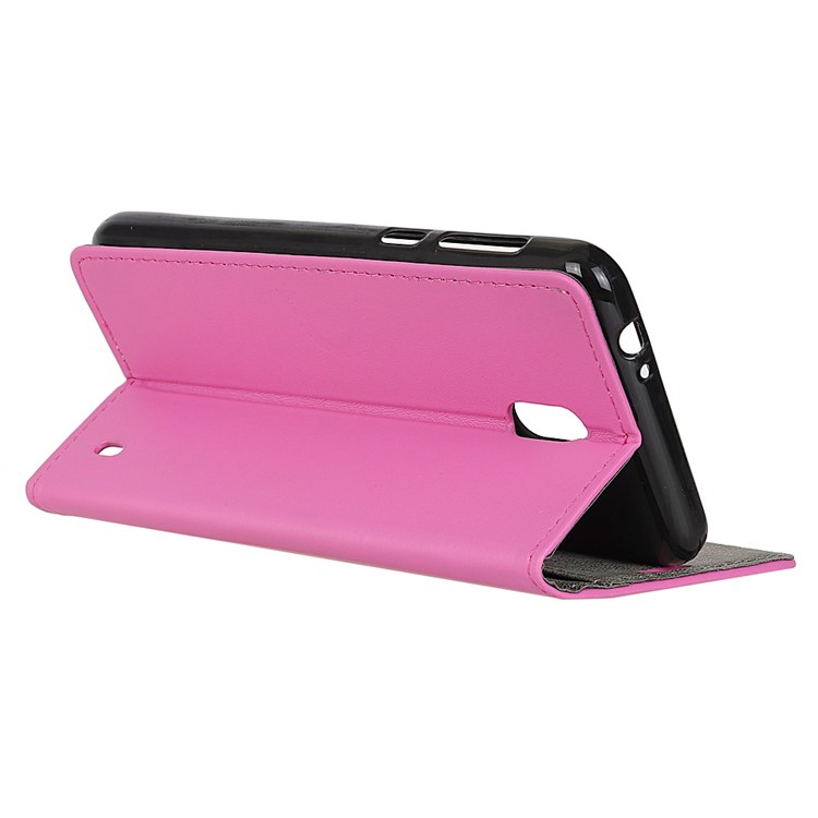 Magnetic PU Leather Stand Wallet Mobile Phone Case for Nokia 2 - Rose-5