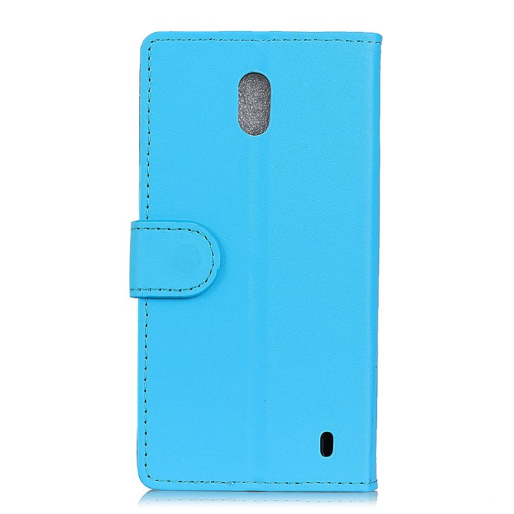 Magnetic PU Leather Stand Wallet Cellphone Shell for Nokia 2 - Blue-3