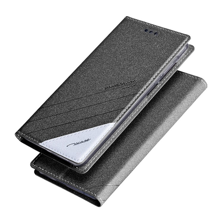TSCASE Trajectory for Nokia 6 Flip Stand Leather Cellphone Case - Grey-3
