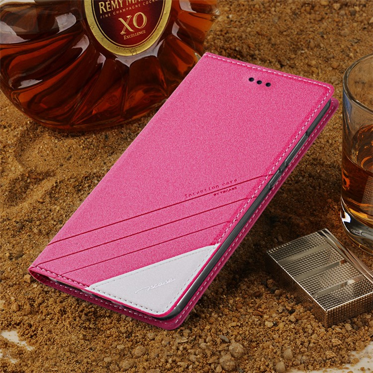 TSCASE Trajectory Leather Case for Nokia 6 with Supporting Stand - Rose-2