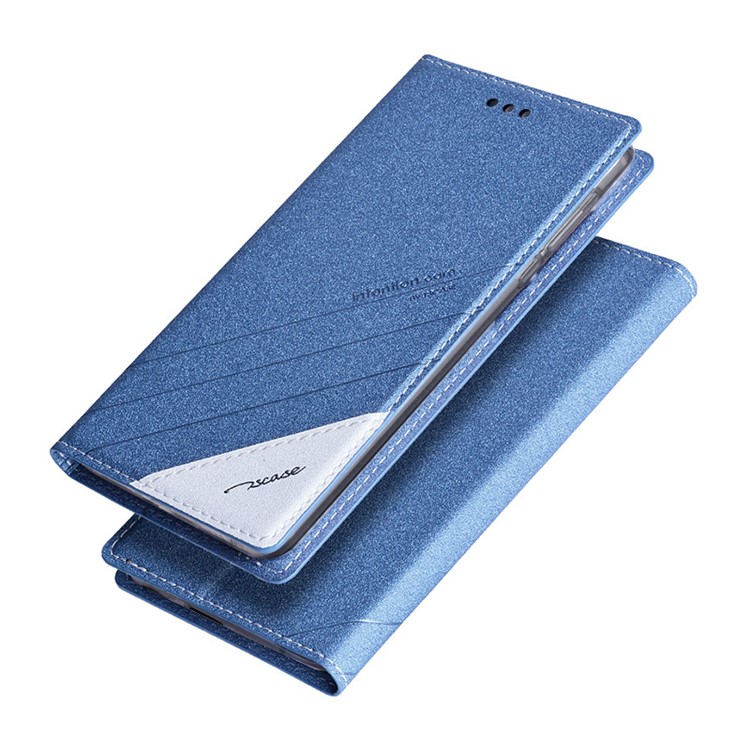 TSCASE Trajectory Flip Stand Leather Mobile Casing Case for Nokia 6 - Blue-3