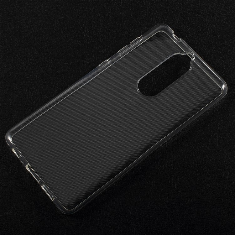 Transparent Soft TPU Mobile Phone Case for Nokia 7 with Non-slip Inner-1