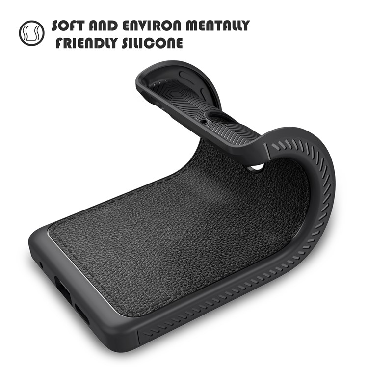 IVSO Gentry Series Leather Coated TPU Phone Case for Nokia 7 - Black-6