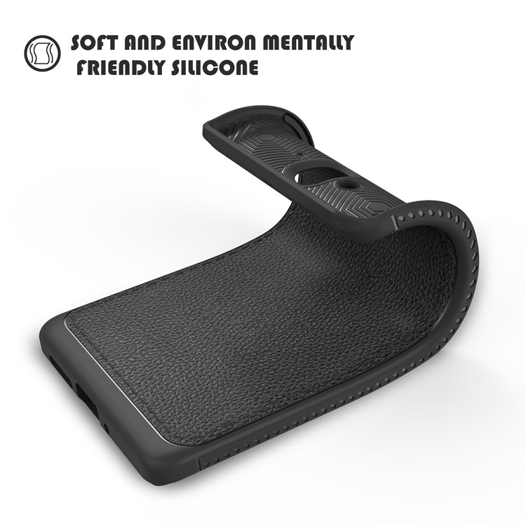IVSO Gentry Series Leather Coated TPU Phone Case for Nokia 9 / 8 Sirocco - Black-7