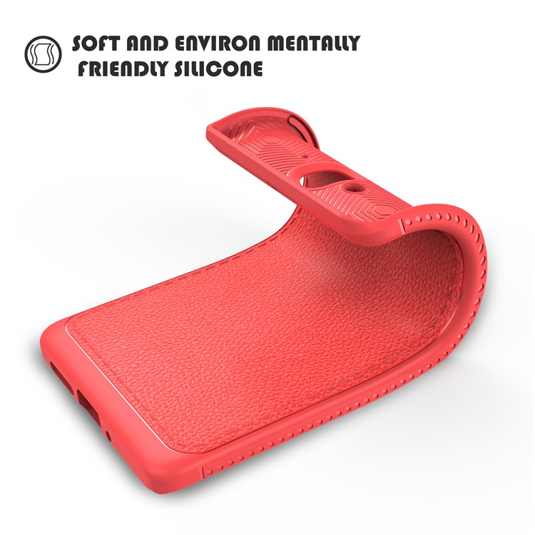 IVSO Gentry Series Leather Coated TPU Case Accessory for Nokia 9 / 8 Sirocco - Red-7