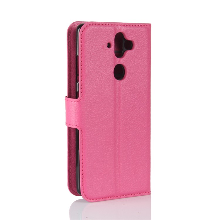 For Nokia 9 / 8 Sirocco Litchi Grain PU Leather Wallet Stand Phone Case - Rose-6