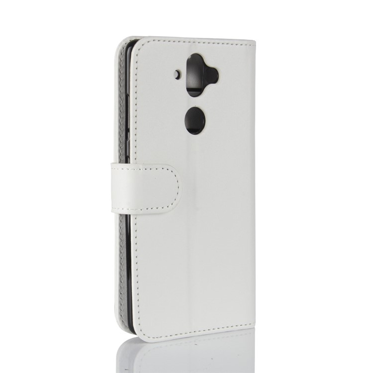 Crazy Horse Texture Leather Wallet Stand Phone Folio Shell for Nokia 9 / 8 Sirocco - White-8