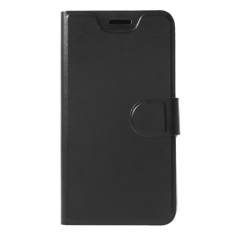 Crazy Horse Wallet Magnetic Stand Leather Cover for Nokia 2 - Black-3