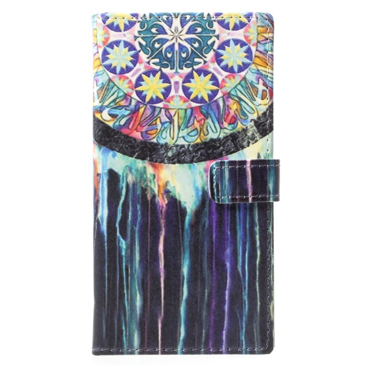 Pattern Printing Wallet Leather Stand Case for Nokia 9 / 8 Sirocco - Dream Catcher-1