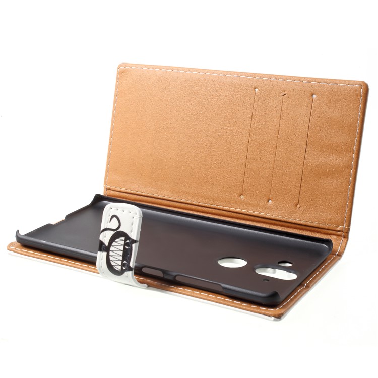 Pattern Printing Magnetic Leather Stand Cover for Nokia 9 / 8 Sirocco - Black Cat-5