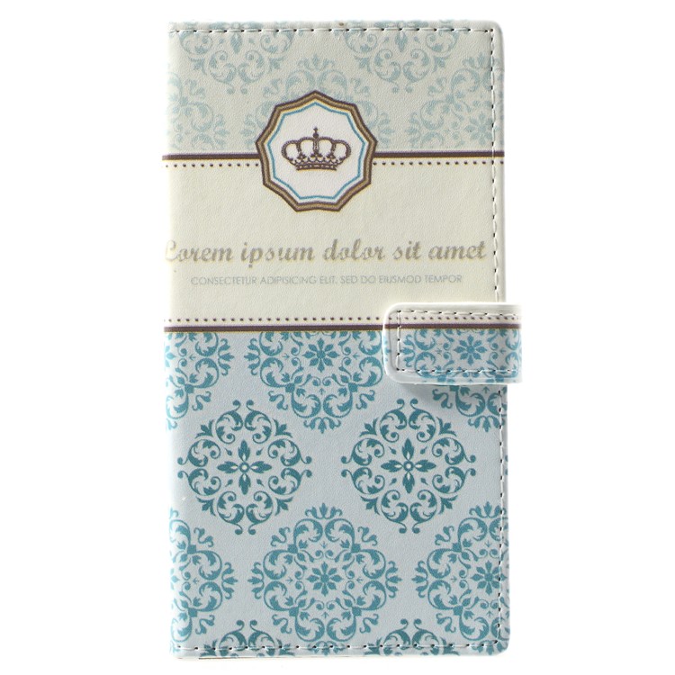 Pattern Printing Wallet Leather Magnetic Case for Nokia 9 / 8 Sirocco - Damask Flower-1
