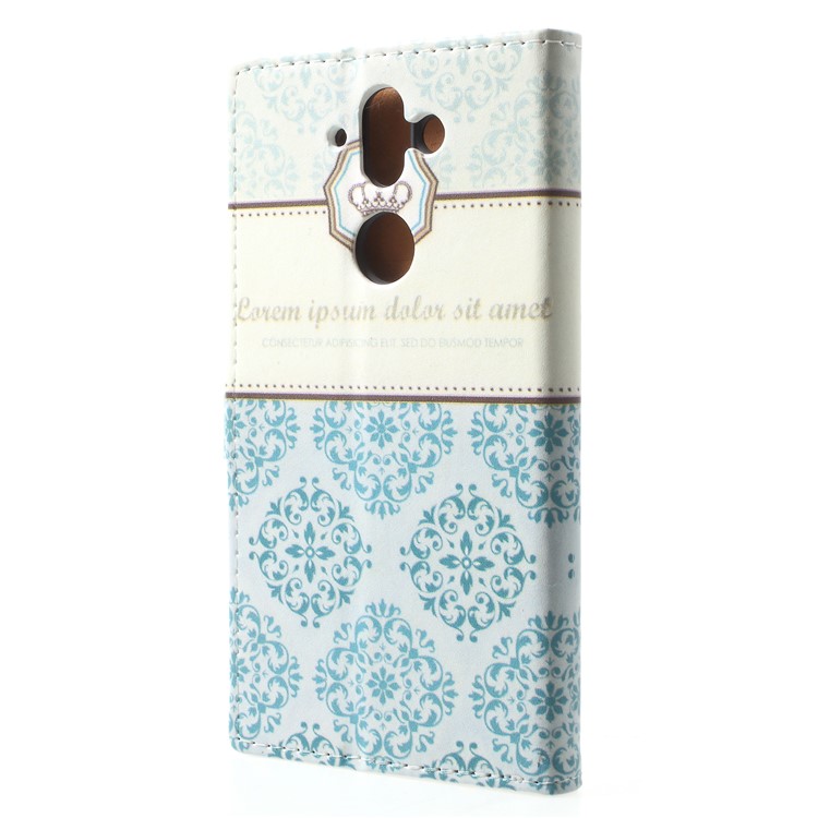 Pattern Printing Wallet Leather Magnetic Case for Nokia 9 / 8 Sirocco - Damask Flower-2