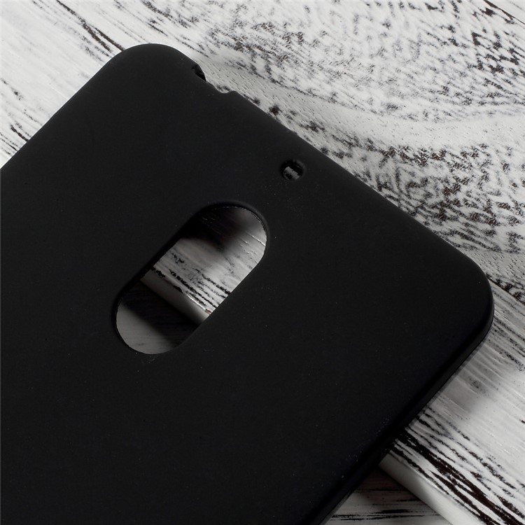 For Nokia 6 Matte Anti-fingerprint Soft TPU Mobile Phone Case - Black-5