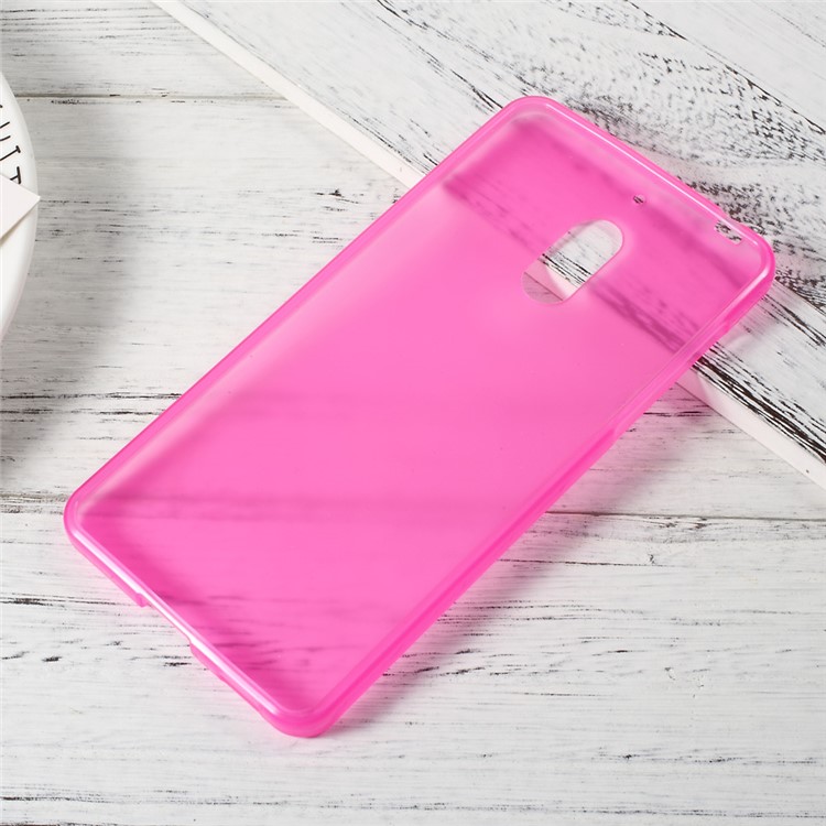 Matte Anti-fingerprint Soft TPU Case Accessory for Nokia 6 - Rose-4