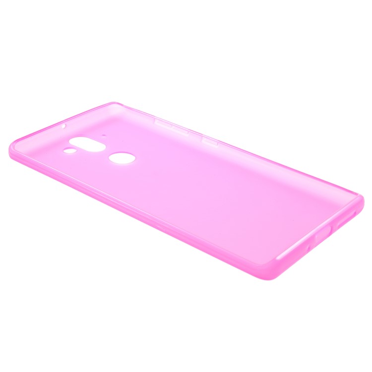 Double Sided Matte Anti-fingerprint TPU Phone Case for Nokia 9 / 8 Sirocco - Rose-3