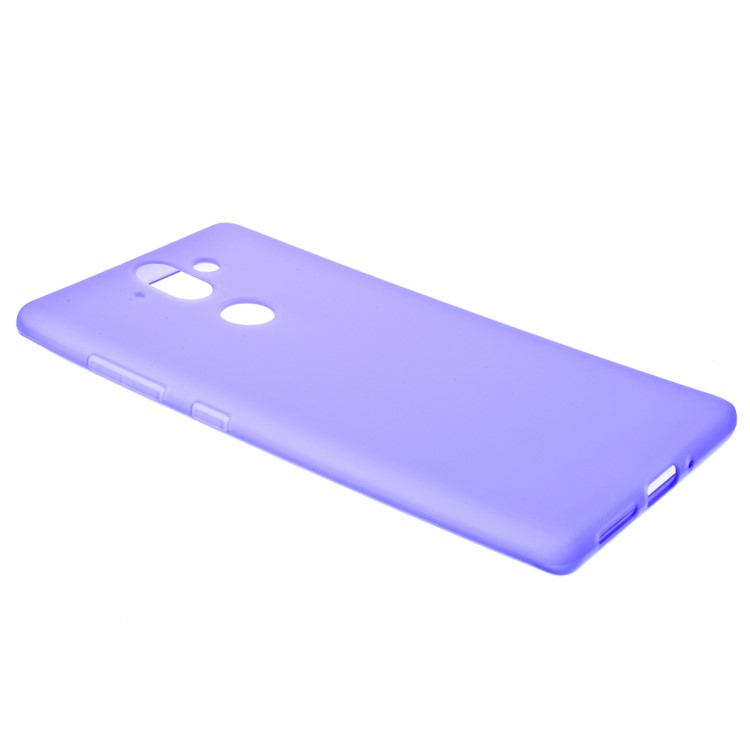 Double Sided Matte Anti-fingerprint TPU Back Mobile Case for Nokia 9 / 8 Sirocco - Purple-2