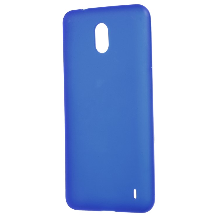For Nokia 2 Double Sided Anti-fingerprint Matte TPU Soft Back Cover Shell - Blue-2