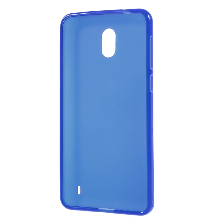 For Nokia 2 Double Sided Anti-fingerprint Matte TPU Soft Back Cover Shell - Blue-3