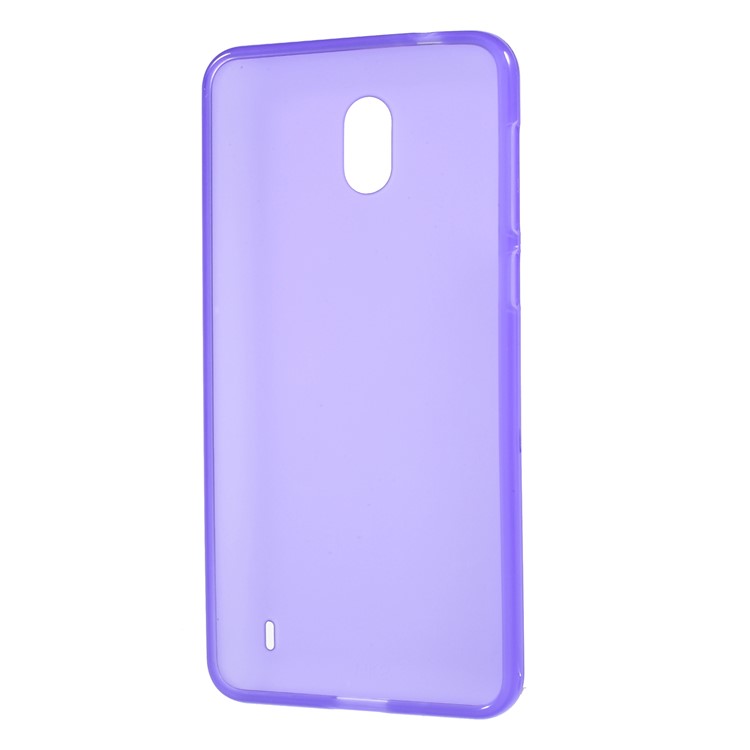 For Nokia 2 Double Sided Matte Soft TPU Back Phone Cover - Purple-3