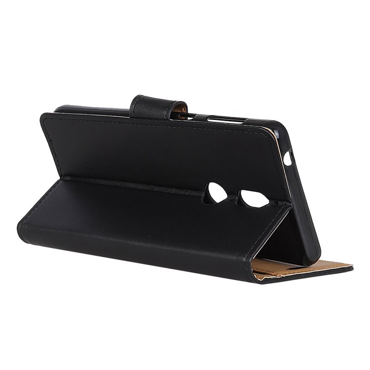 Folio Flip PU Leather Wallet Stand Case for Nokia 7 - Black-4