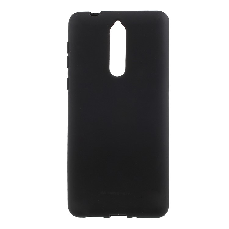 MERCURY GOOSPERY Matte Skin TPU Phone Casing for Nokia 8 - Black-1