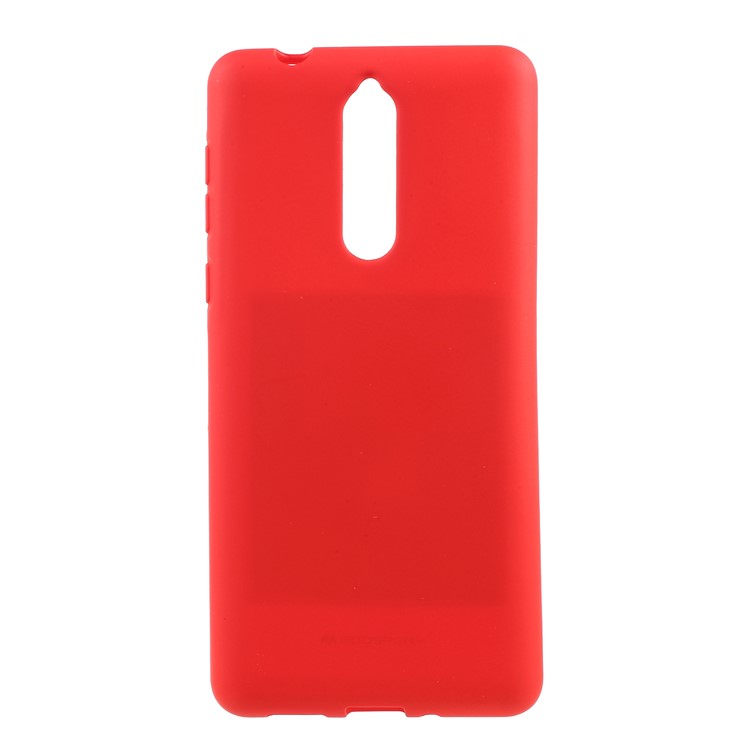 MERCURY GOOSPERY Matte Skin TPU Phone Case for Nokia 8 - Red-1