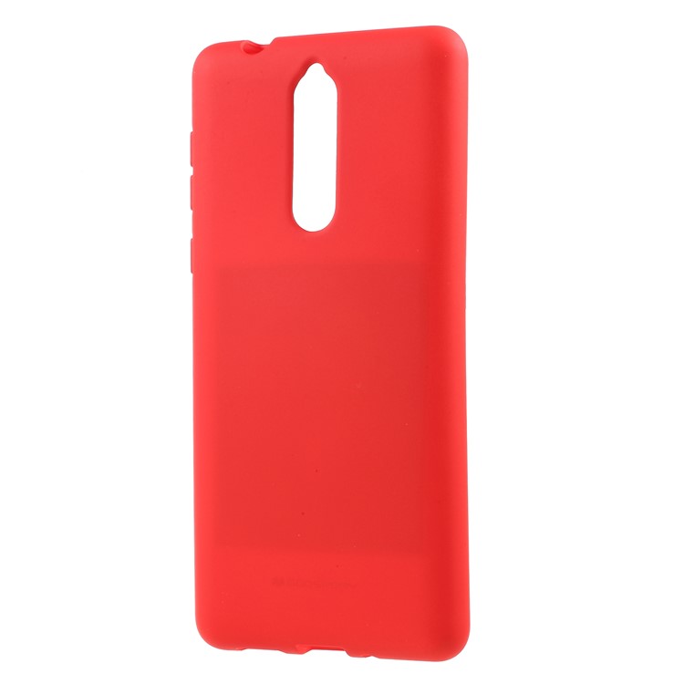 MERCURY GOOSPERY Matte Skin TPU Phone Case for Nokia 8 - Red-2
