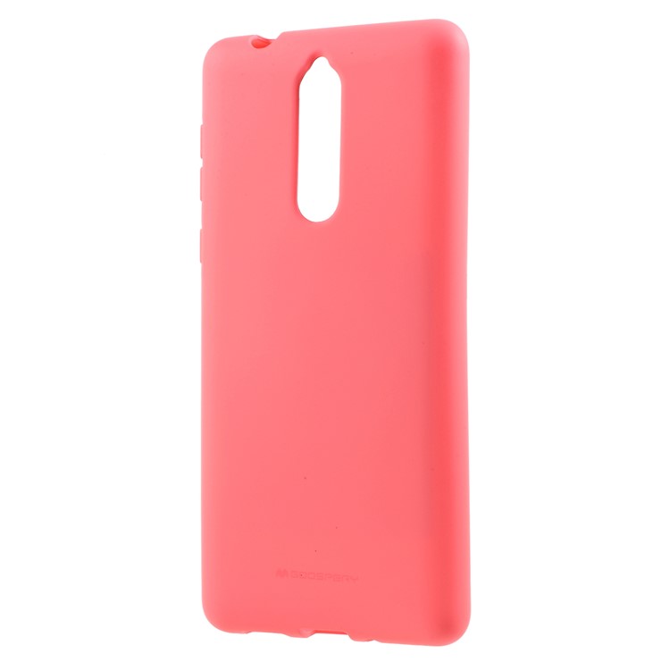 MERCURY GOOSPERY Matte Skin TPU Phone Cover for Nokia 8 - Pink-2