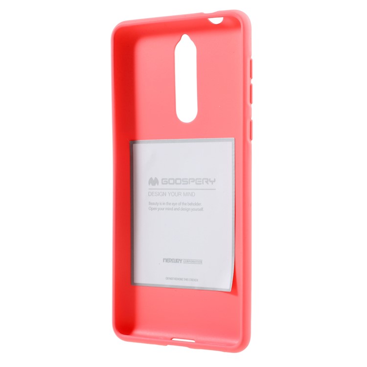 MERCURY GOOSPERY Matte Skin TPU Phone Cover for Nokia 8 - Pink-3