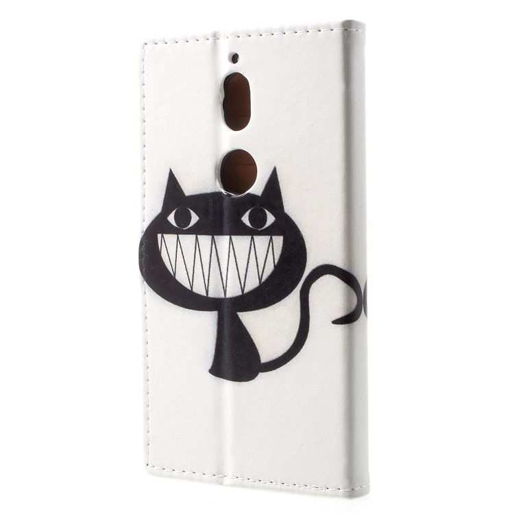 Pattern Printing Magnetic Stand Leather Wallet Cover for Nokia 7 - Cartoon Cat-2