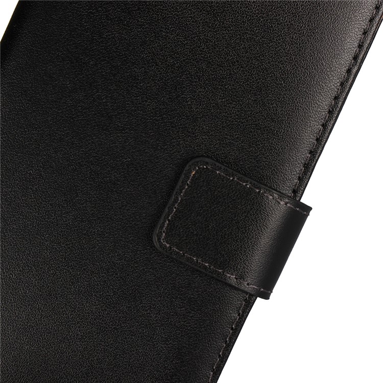 Crazy Horse Genuine Leather Magnetic Wallet Case for Nokia 9 / 8 Sirocco - Black-8