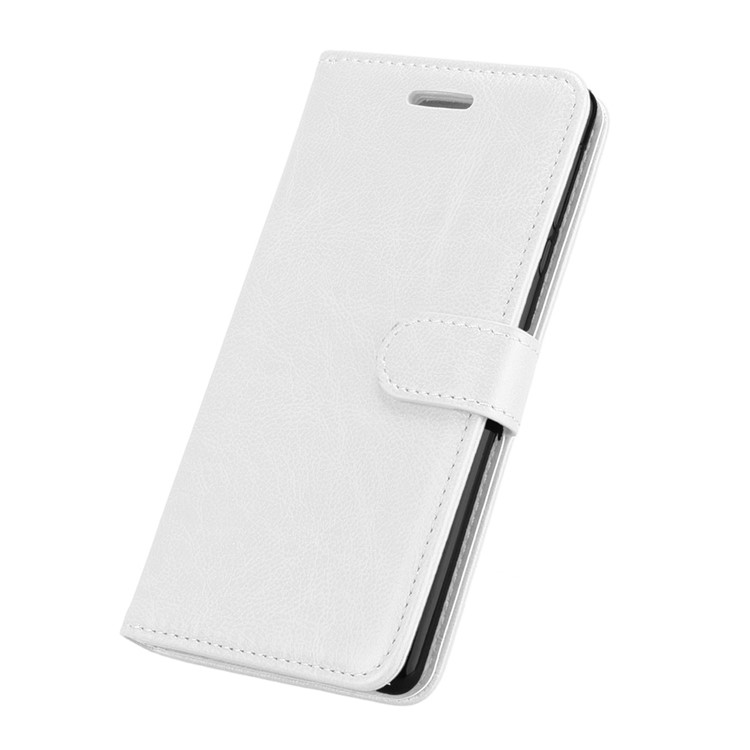 Pure Color Crazy Horse Wallet Stand Protective Leather Cover for Nokia 3 - White-6