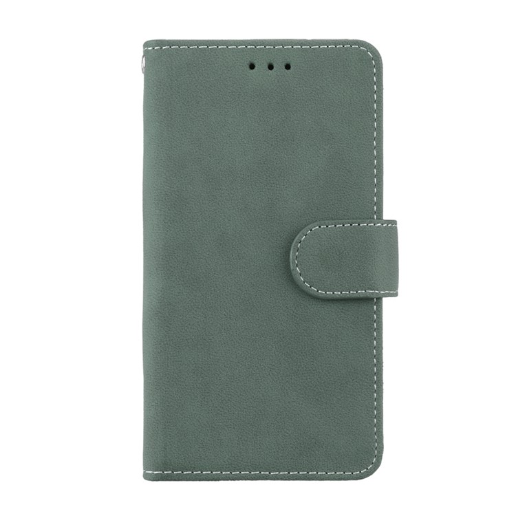 Matte Surface PU Leather 3 Card Slots Wallet Stand Phone Casing for Nokia 5 - Green-4