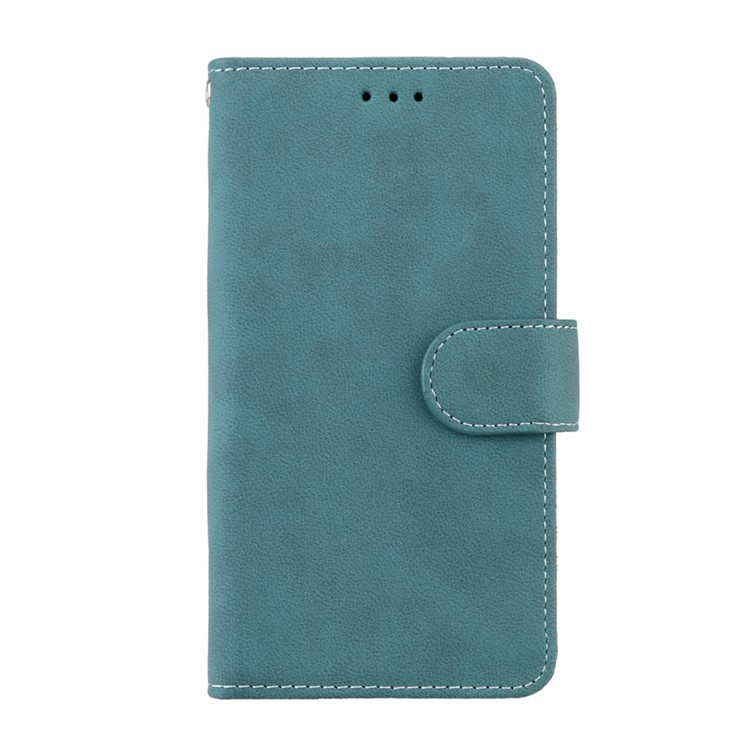 Matte Surface PU Leather 3 Card Slots Wallet Stand Phone Cover for Nokia 5 - Blue-4