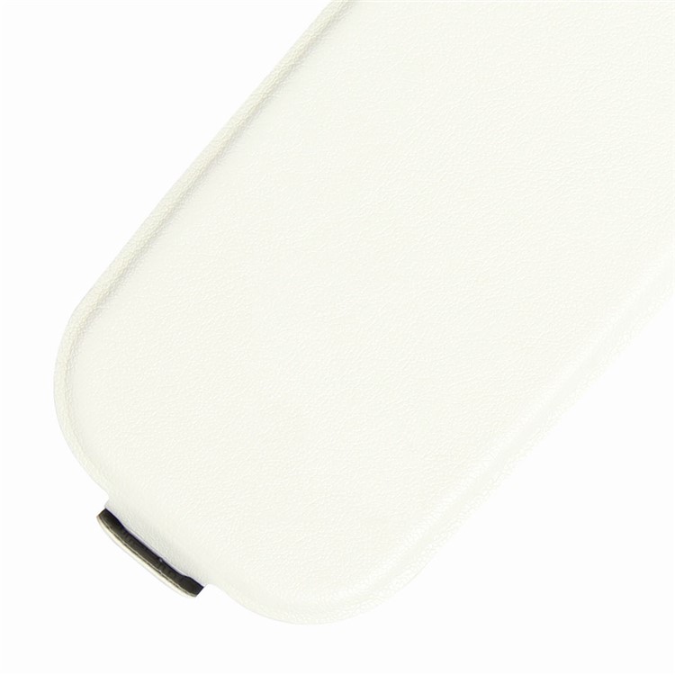 Crazy Horse Leather Vertical Cover for Nokia 105 - White-3