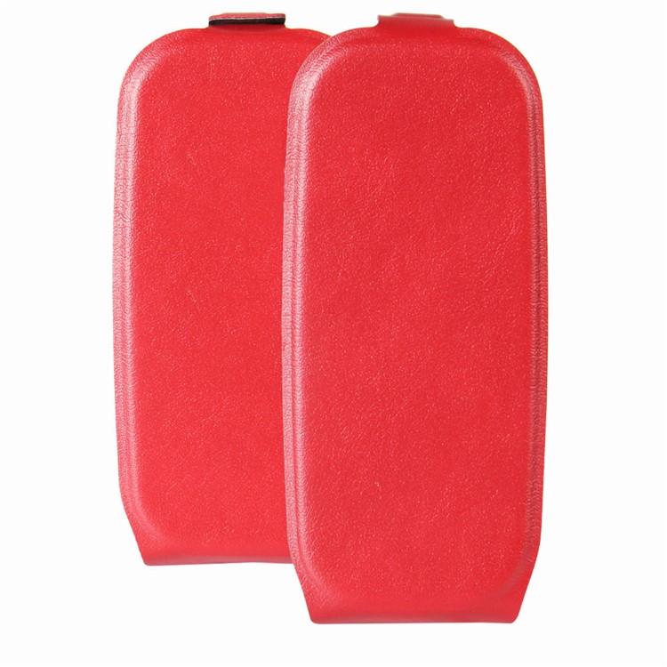 Crazy Horse PU Leather Vertical Case for Nokia 105 - Red-1