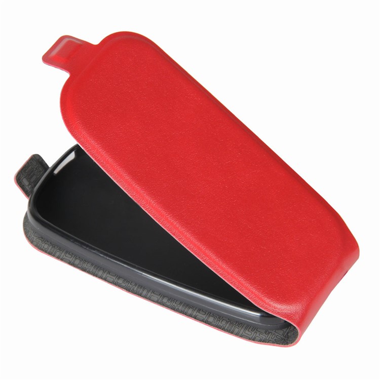 Crazy Horse PU Leather Vertical Case for Nokia 105 - Red-4