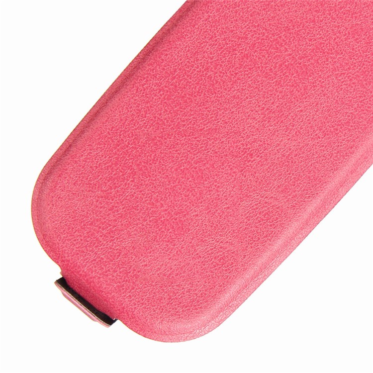 Crazy Horse Cell Phone Leather Vertical Case for Nokia 105 - Rose-3