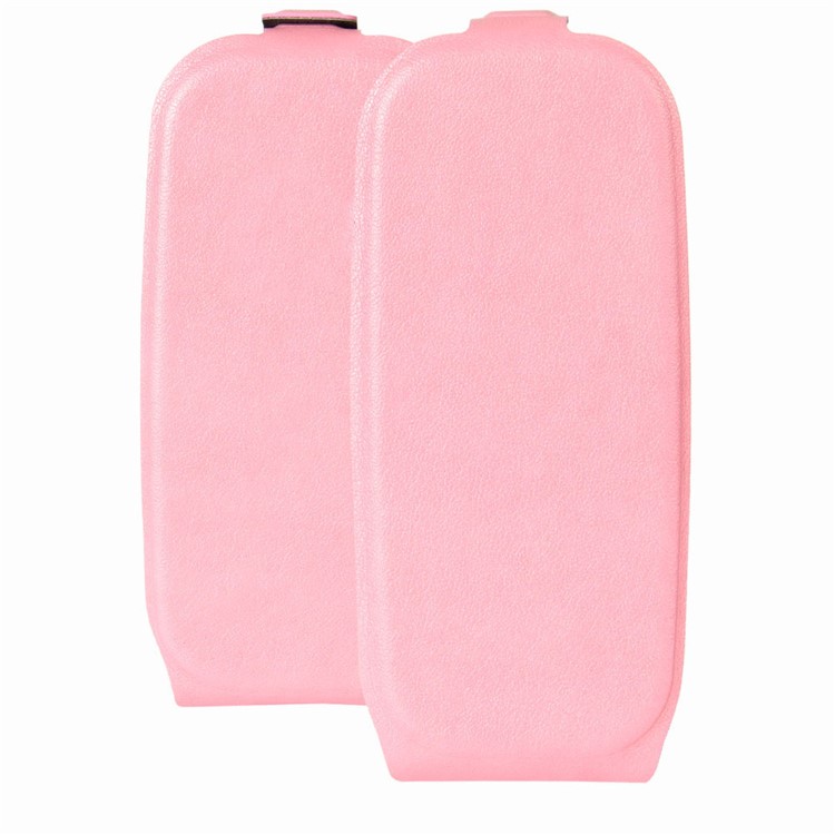 Crazy Horse Vertical Leather Shell Case for Nokia 105 - Pink-1
