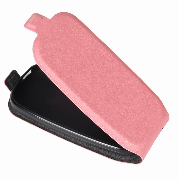 Crazy Horse Vertical Leather Shell Case for Nokia 105 - Pink-4