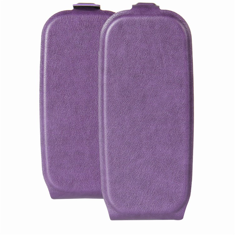 Crazy Horse Skin Leather Vertical Case for Nokia 105 - Purple-1