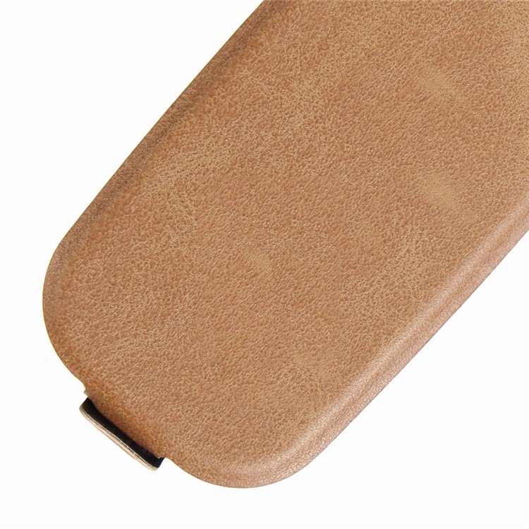 Crazy Horse Vertical Leather Protective Case for Nokia 105 - Brown-6