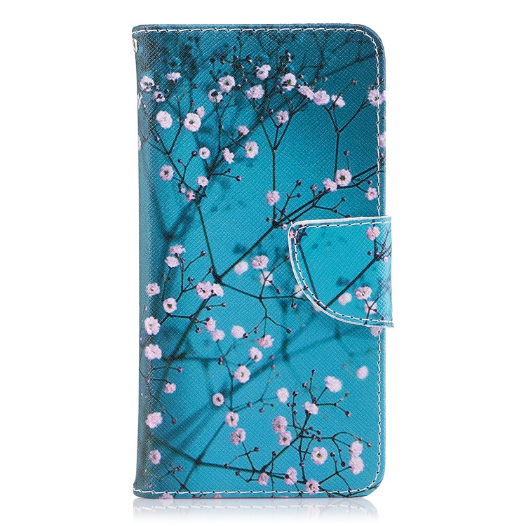 Pattern Printing PU Leather Magnetic Wallet Stand Cell Phone Cover for Nokia 2 - Wintersweet-2